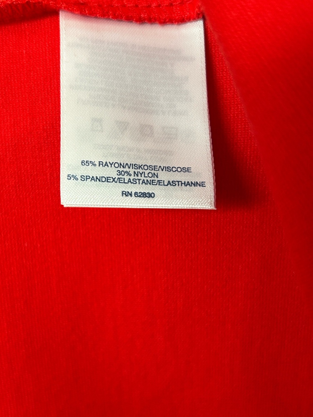 Lands End Red Fit n Flare Midi Length Dress Size Medium - Picture 7 of 9